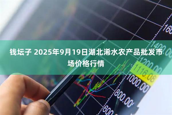钱坛子 2025年9月19日湖北浠水农产品批发市场价格行情